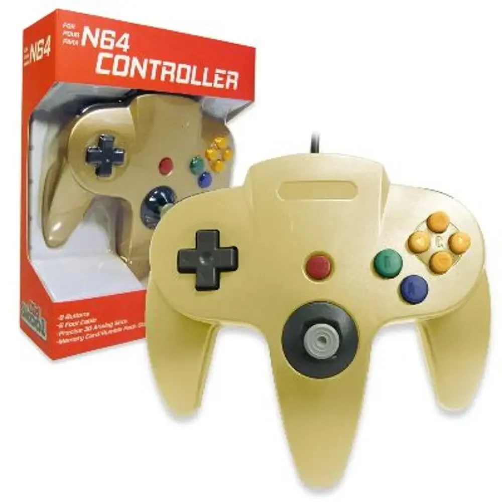 3 N64 Controllers - 3 Colors Bundle (NEW) Ice Blue, Atomic Purple, Gold Nintendo